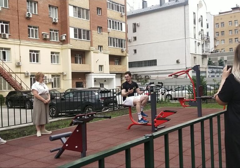В Самаре в одном из дворов Ленинского района открылась новая площадка