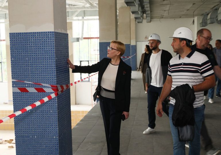 Строительство бассейна в Куйбышевском районе Самары вышло на завершающую стадию