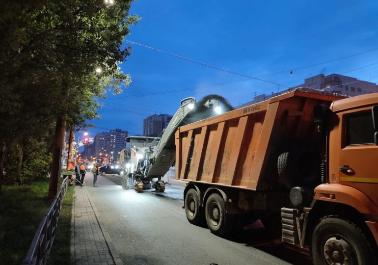 В Самаре на проспекте Ленина идут ремонтные работы на средства нацпроекта «Безопасные качественные дороги»