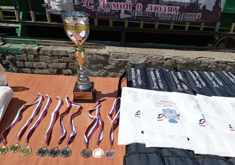 В Самаре прошли соревнования по игре в городки на кубок Думы г.о. Самара