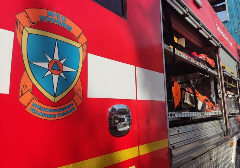 В Самаре на Ново-Садовой потушили неэксплуатируемое здание