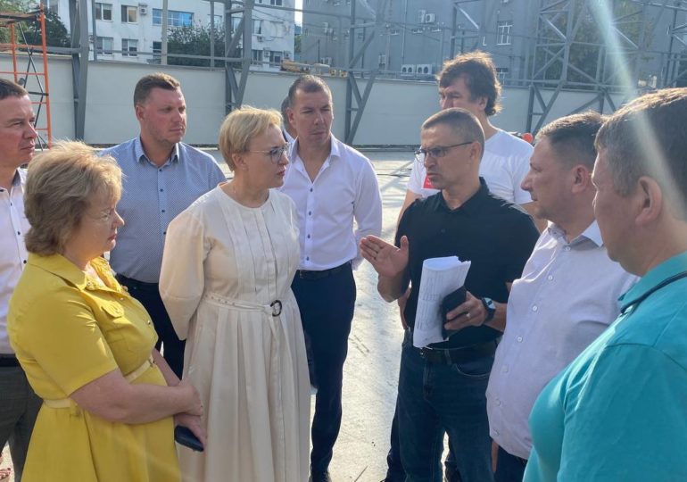 В Самаре продолжаются работы по устройству модульного физкультурно-спортивного комплекса на пересечении улиц Клинической и Чернореченской