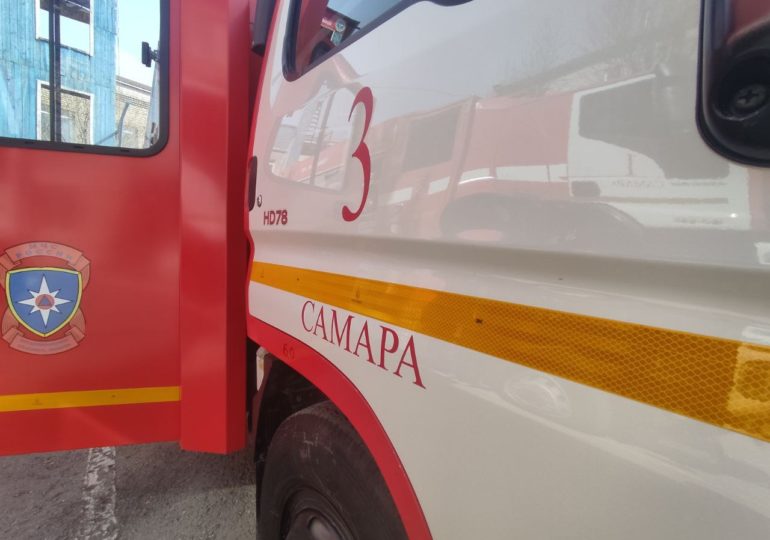 В Самаре на улице Осетинской сгорел легковой автомобиль