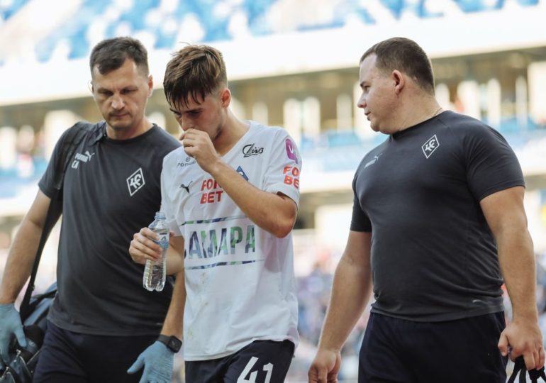 Игрок «Крыльев Советов» Егор Ушаков получил сотрясение мозга во время матча с «Балтикой»