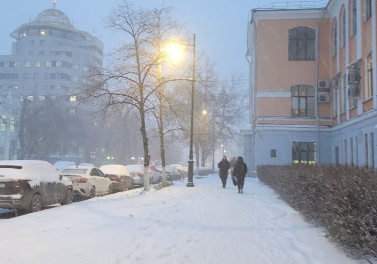 В Самарской области прогнозируют сильный мокрый снег и гололед