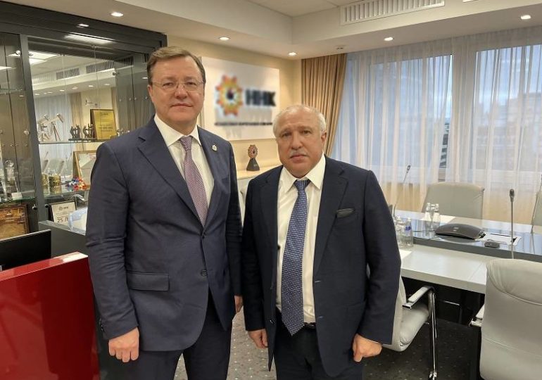 Дмитрий Азаров и Эдуард Худайнатов обсудили вопросы сотрудничества между Самарской областью и Группой ННК