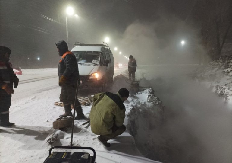 В Жигулевске завершили ремонтные работы на поврежденном участке теплосети