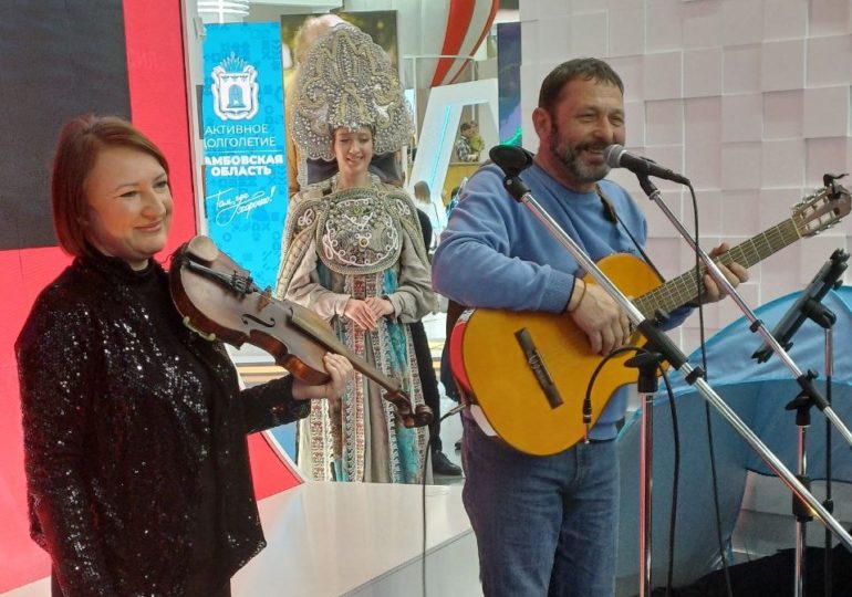 На выставке «Россия» прошел Зимний Грушинский фестиваль