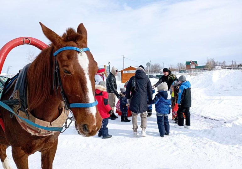 В парке Дружбы народов проходит праздник «Зимние забавы»