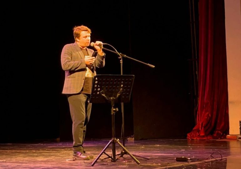 В Самаре прошла встреча с писателем Александром Пелевиным и музыкантом Владимиром Селивановым