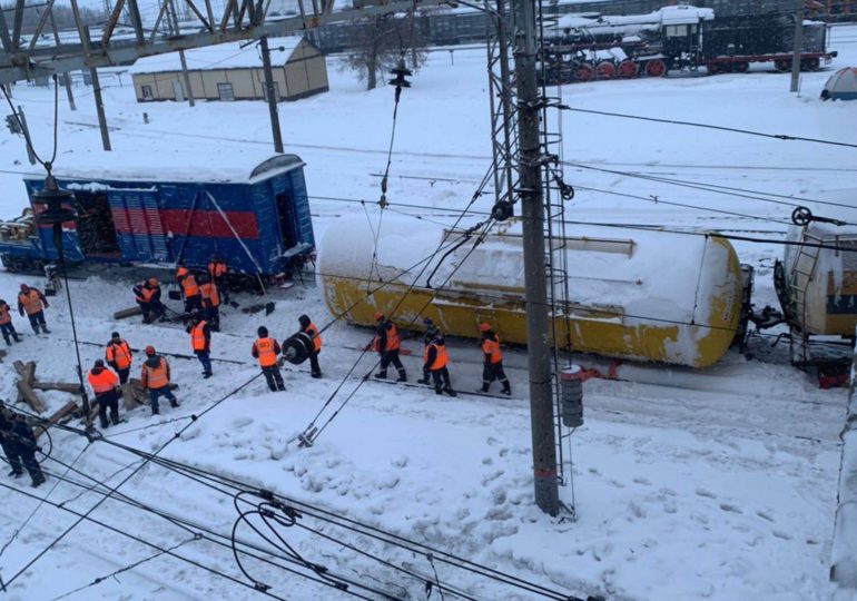 В Самарской области опрокинулись две железнодорожные цистерны