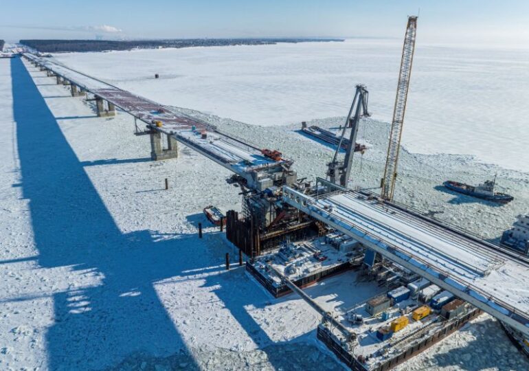 Готовность обхода Тольятти с мостом через Волгу достигла 94%