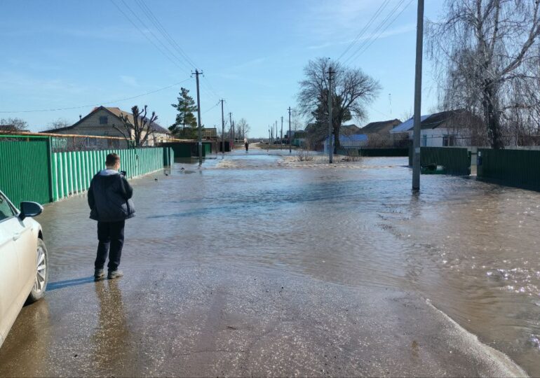 В нескольких регионах России, подтопленных паводком, уровень воды начал снижаться