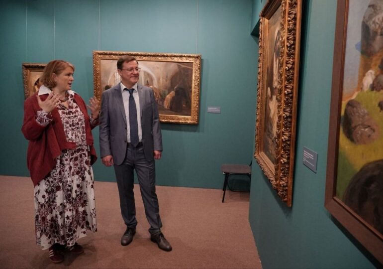 Дмитрий Азаров встретился с правнучкой великого русского художника Василия Поленова
