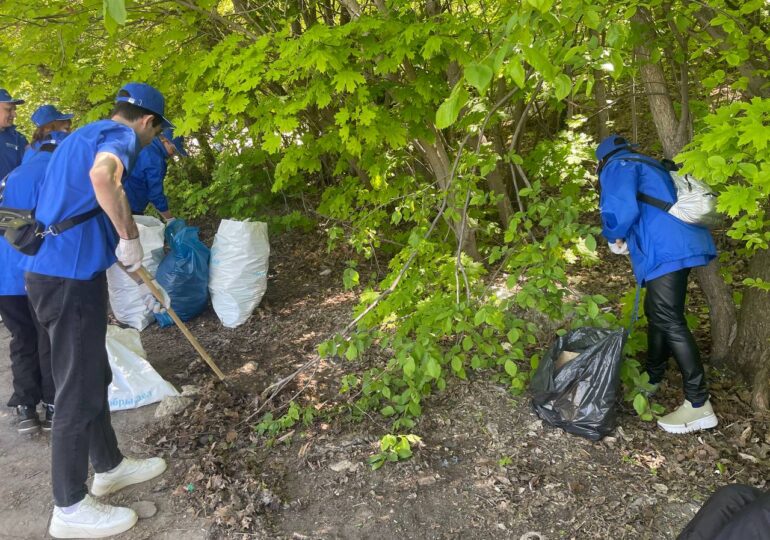 Самарцы приняли участие в экологической акции по уборке побережья Волги