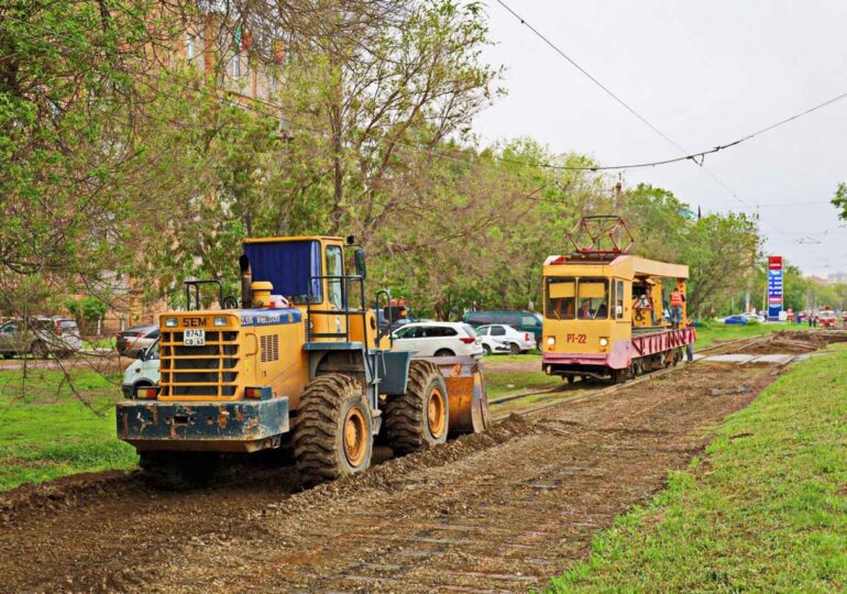 В Самаре менее чем за полторы недели на улице Ново-Садовой – от Барбошиной поляны до улицы Аминева – полностью демонтировали трамвайные пути