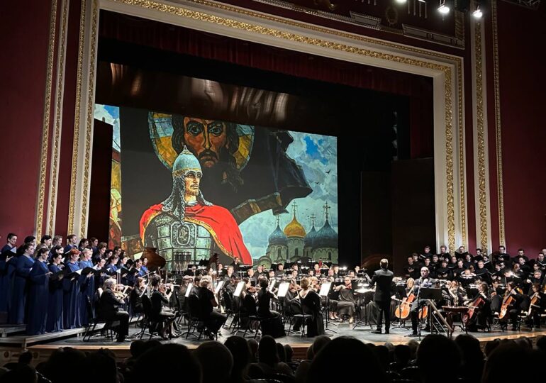 В Самаре состоялся концерт «Александр Невский. Ледовое побоище»