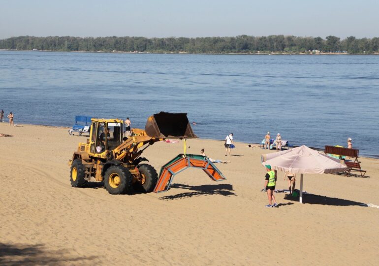 В Самаре продолжается подготовка городских пляжей