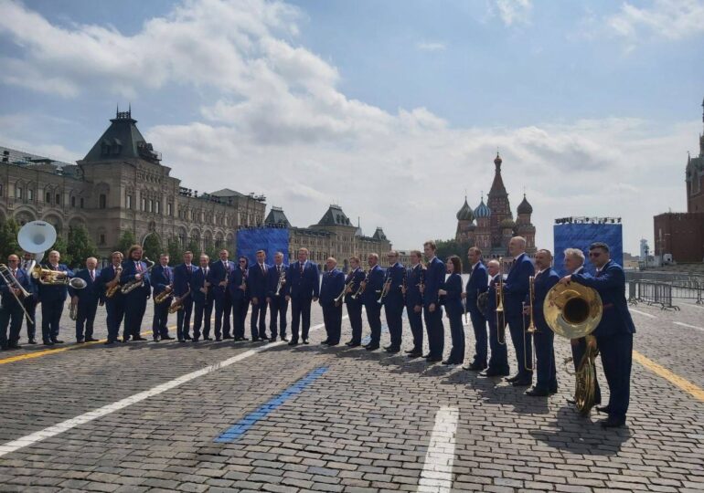 В День России Самарский концертный духовой оркестр выступил в Москве в рамках фестиваля «С тобой, страна!»