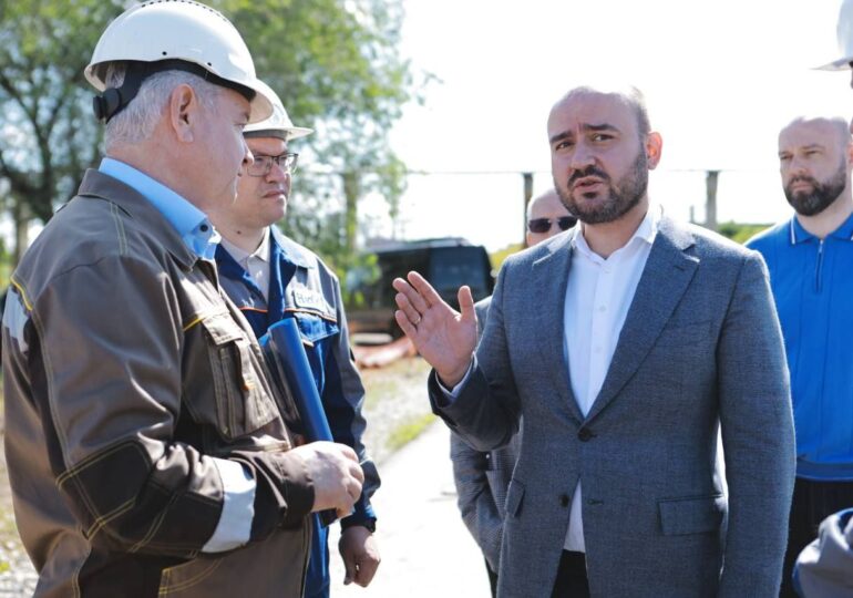 Вячеслав Федорищев проверил ход реконструкции очистных сооружений в Новокуйбышевске