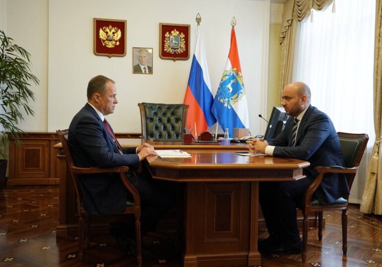 Игорь Комаров и врио губернатора Самарской области Вячеслав Федорищев обсудили первоочередные и перспективные задачи