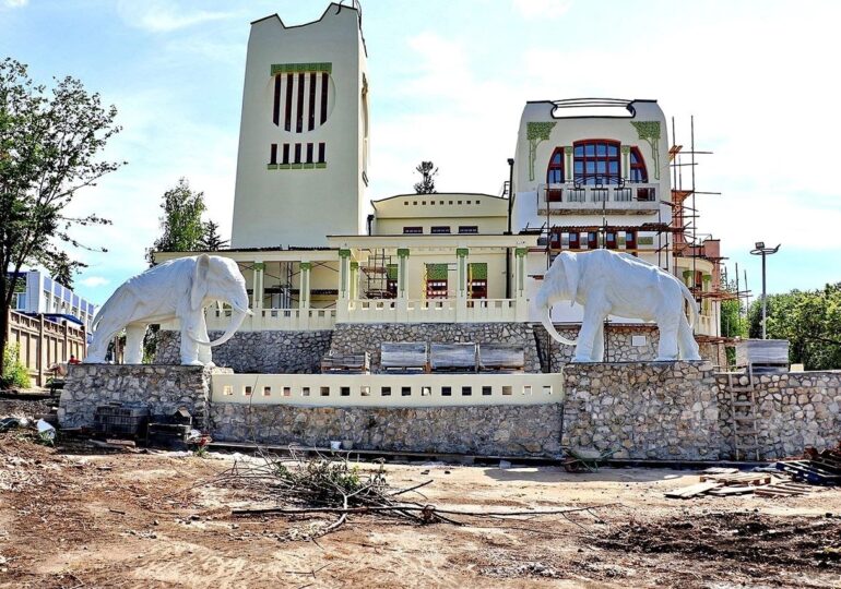 В Самаре продолжают реставрировать «Дом со слонами»