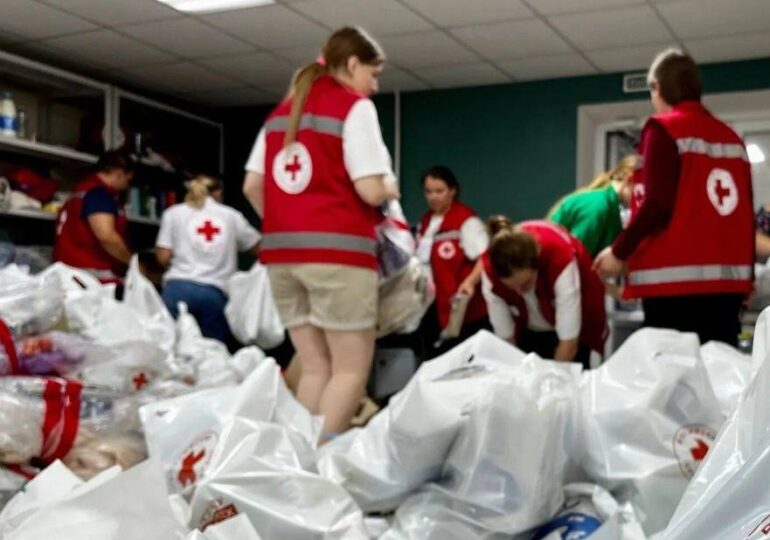 Самарское региональное отделение Российского Красного Креста открыло сбор гуманитарной помощи для жителей Курской области