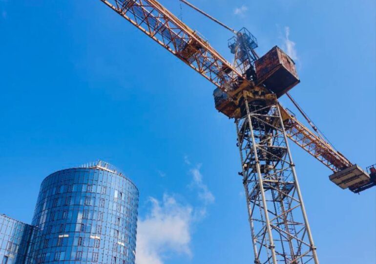 В Самаре на Садовой, 120 загорелась кабина строительного башенного крана