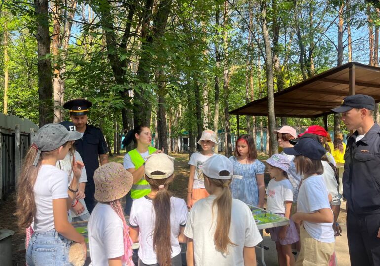 В самарском лагере «Арго» прошло мероприятие в рамках Всероссийской акции «Безопасность детства»