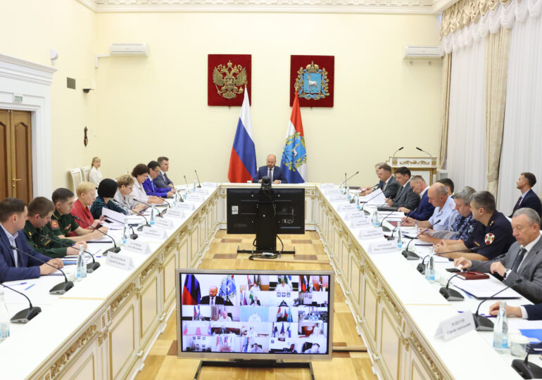 Вячеслав Федорищев провел совместное заседание антитеррористической комиссии и оперативного штаба