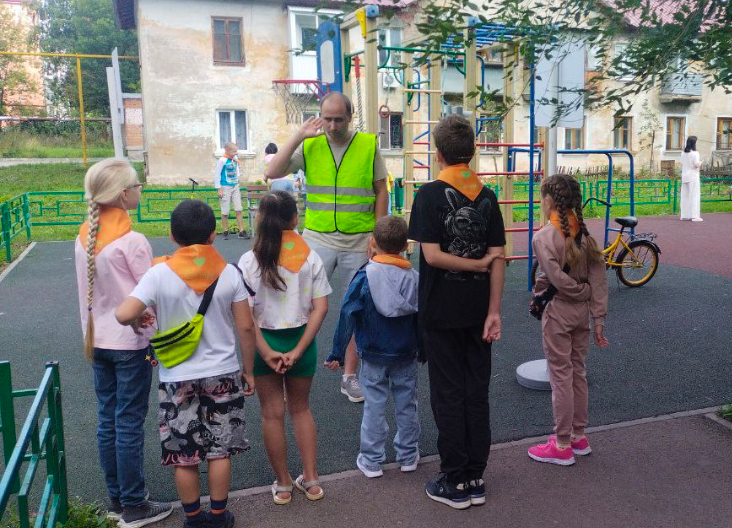 В Самаре для воспитанников центра допобразования проходит встреча в рамках всероссийской акции «Безопасность детства»