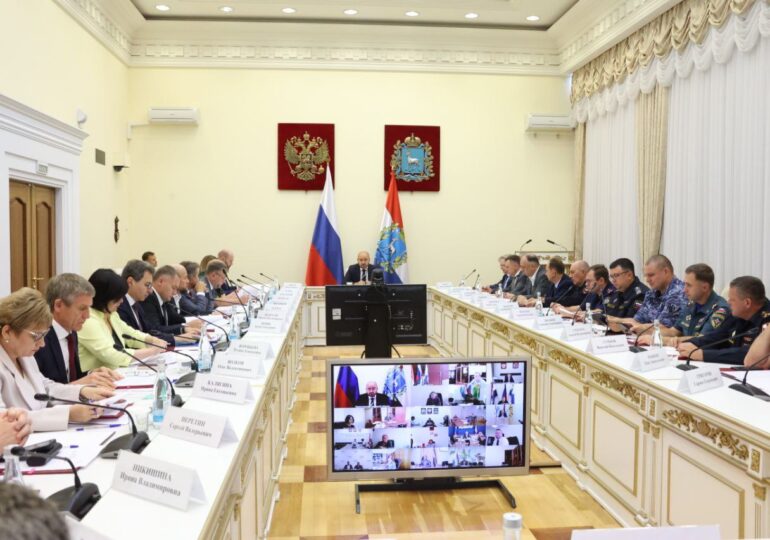 Глава региона Вячеслав Федорищев провел заседание штаба по вопросам контрактной военной службы