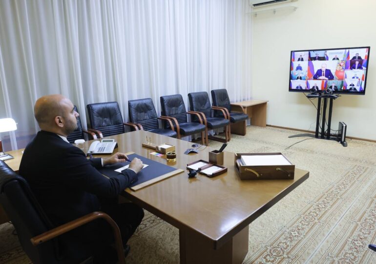 Вячеслав Федорищев принял участие во встрече президента РФ Владимира Путина с избранными главами регионов