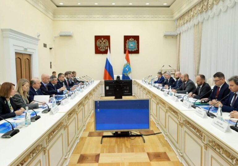 Вячеслав Федорищев провел совещание с руководством одного из крупнейших банков России