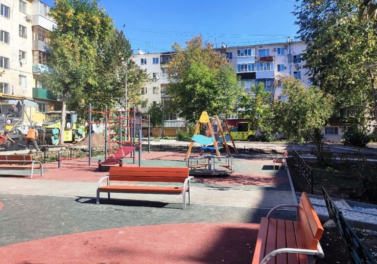 В Кировском районе Самары преображают двор на улице Стара-Загора