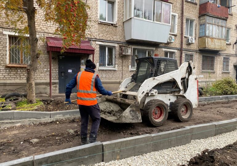В Самаре обновляют внутриквартальный проезд на улице Олимпийской