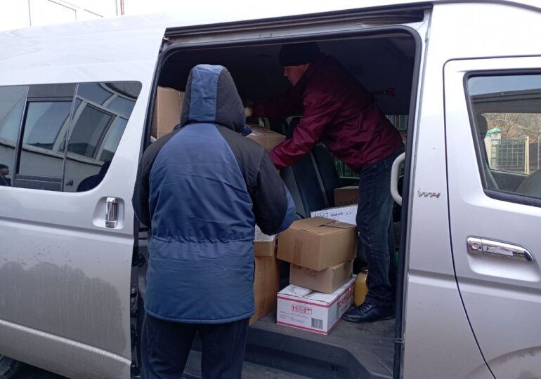 Три машины с гуманитарным грузом отправились из Самары в зону СВО