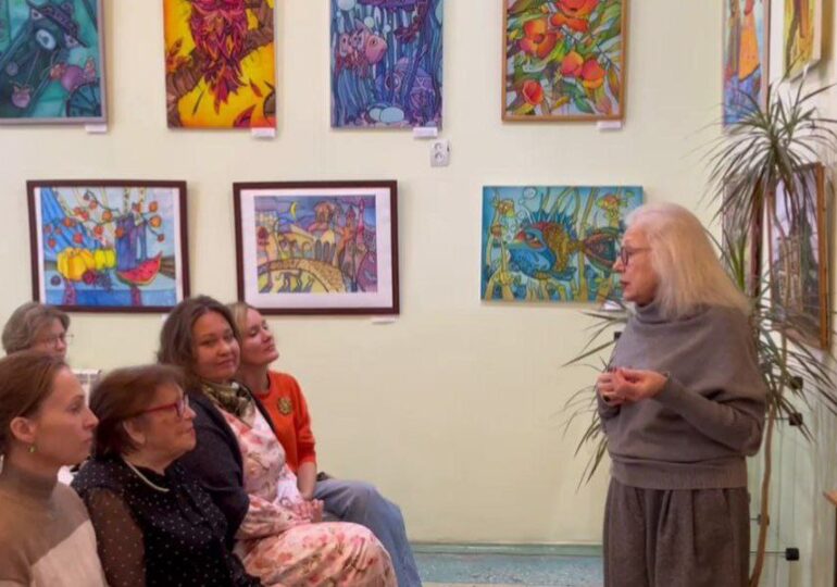 В Самаре прошла творческая встреча с народным художником России Натальей Мурадовой