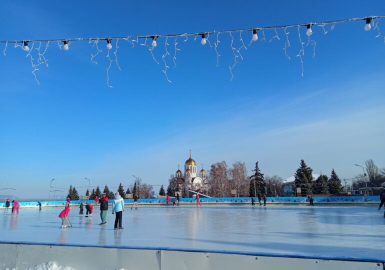 В Самаре 23 декабря откроют каток на площади Славы