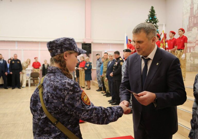 В Самаре открыли первый кадетский класс Росгвардии