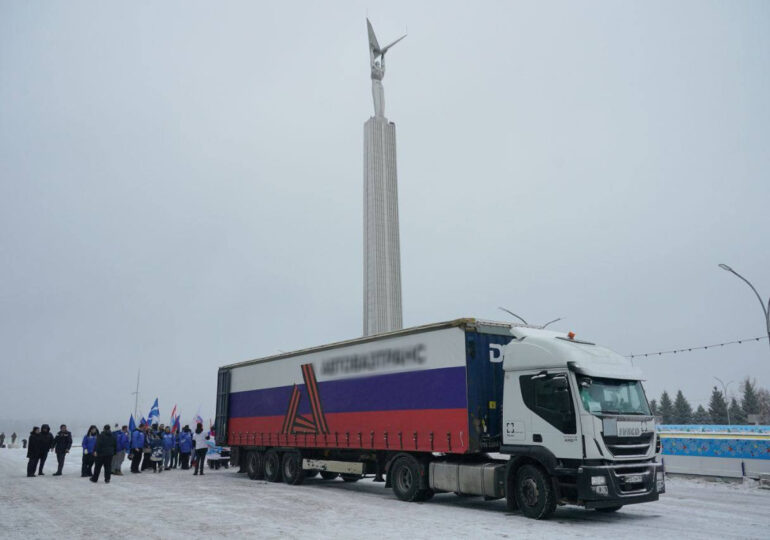 В Самаре отправили 20 тонн гуманитарной помощи жителям Курской области и защитникам Родины