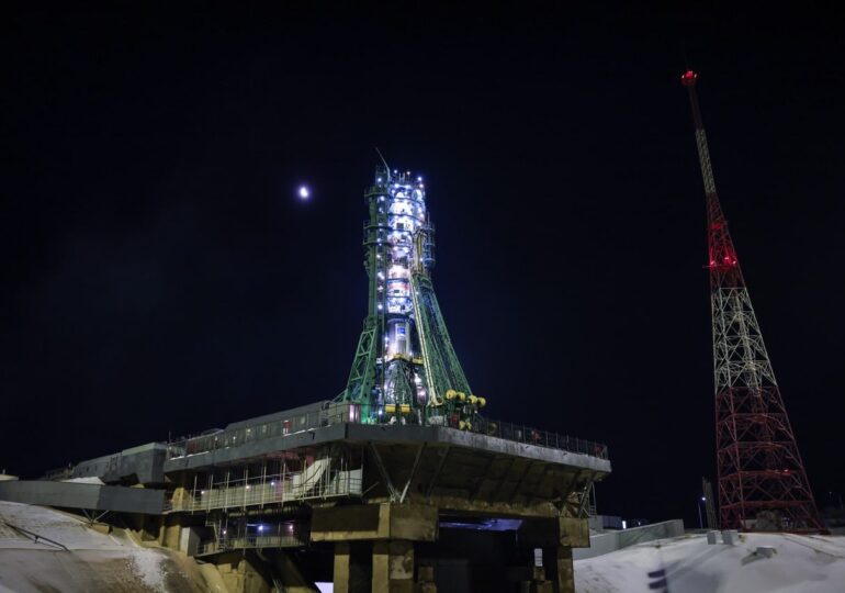 Самарская ракета-носитель «Союз-2.1б» со спутником стартовала с космодрома Байконур