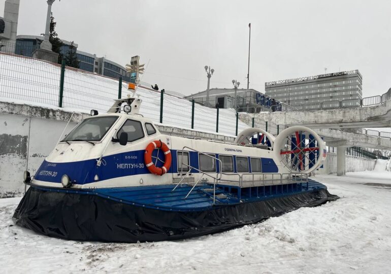 На маршруте Самара — Рождествено с 9 января начнут ходить суда на воздушной подушке