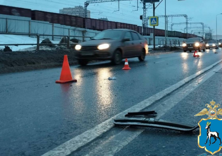 В Самаре на Заводском шоссе сбили человека