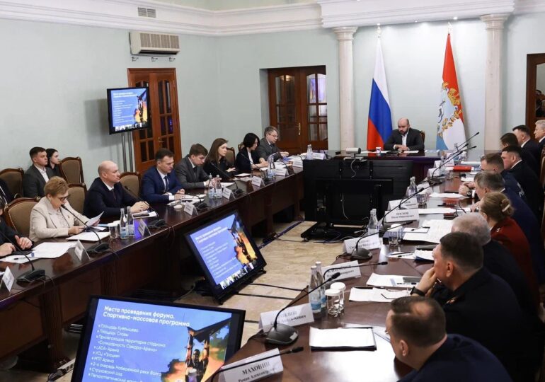 Губернатор Самарской области Вячеслав Федорищев провел заседание оргкомитета международного форума «Россия – спортивная держава»