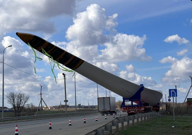 В Самарской области строят крупную ветроэлектростанцию