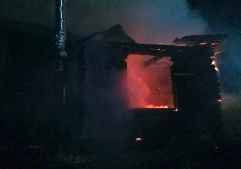 В Самарской области в пожаре пострадал человек