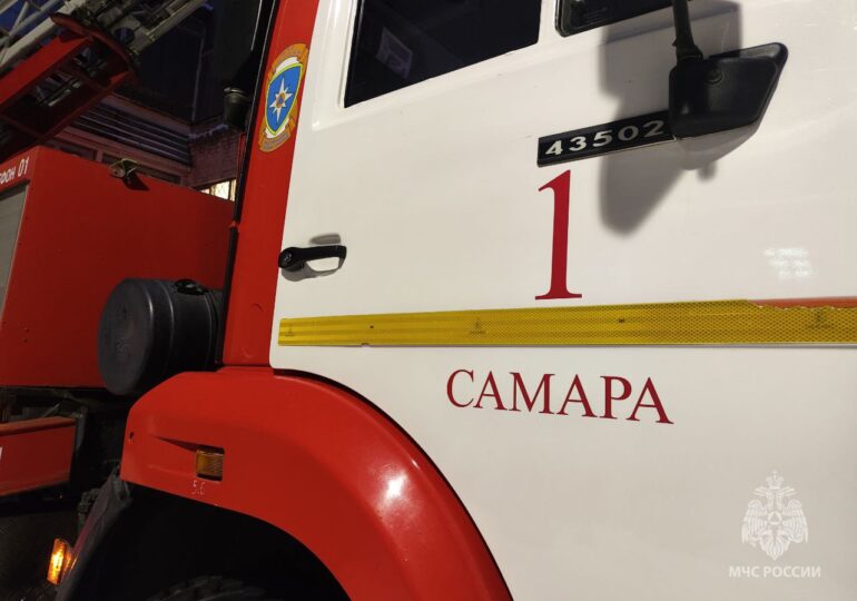 В Железнодорожном районе Самары потушили пожар в офисе