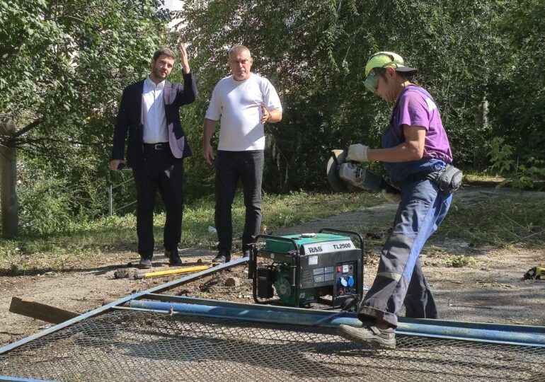 В Ленинском районе Самары сносят аварийную калду