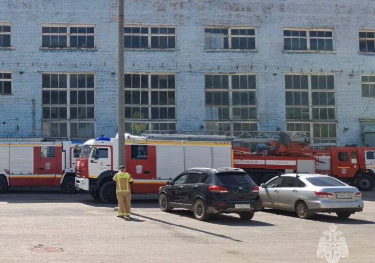В Самаре загорелся цех на подшипниковом заводе